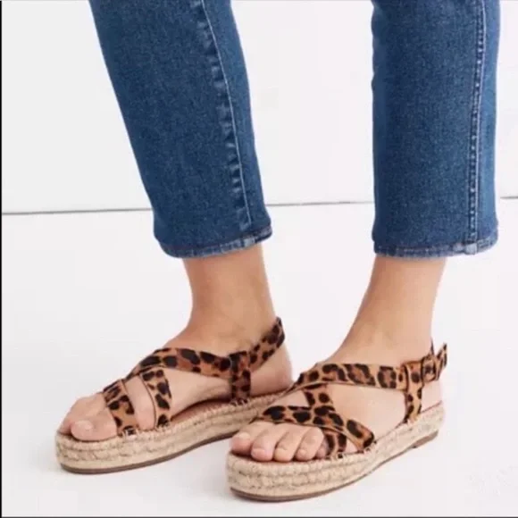 Madewell The Malia Espadrille Sandals 8