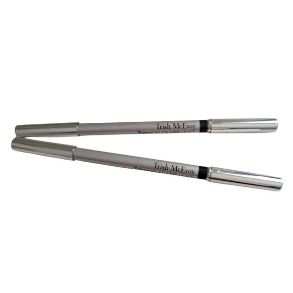 Trish McEvoy Intense Gel Eye Liner BLACK Lot of 2 Preowned Full Size