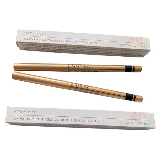 Mary Kay Luxury Liner Eye Pencil Charcoal #5470 Discontinued NOS Lot of 2 HTF