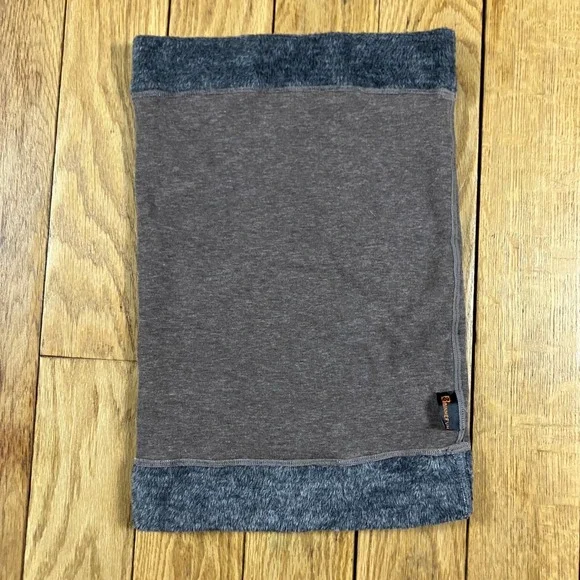 BINMEFVN Gray‎ Fleece Lined Neck Gaiter Warmer Scarf Winter Snood
