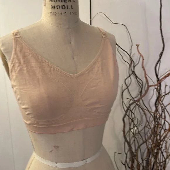 Basics by Bravado Nude nursing bra XL