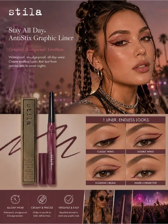 Stila Stay All Day AntiStix Graphic Liner – Full Size
