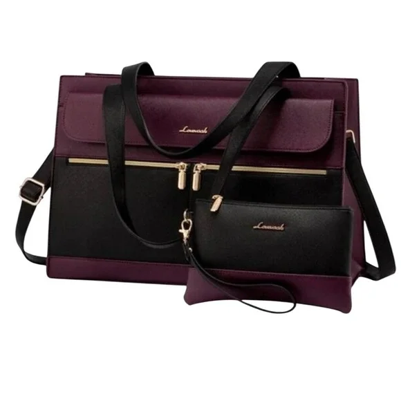 LOVEVOOK Laptop Tote Bag Womens‎ professional Work Bag 15.6 Organizer NWT