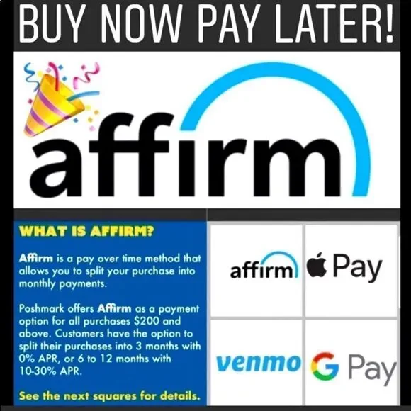Affirm info for purchases over $200