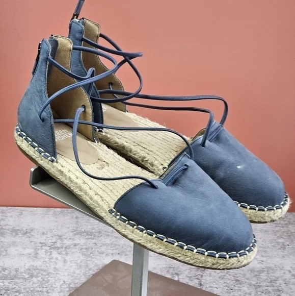 Eileen Fisher blue espadrilles size 6 1/2