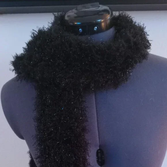 🔥SALE🔥Black Shiny‎ Scarf