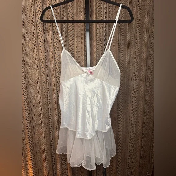 VTG Vandamere Sheer White Chemise