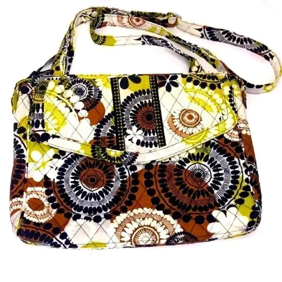 Vera Bradley Crossbody Laptop Bag, Cocoa Moss Fall 2013
