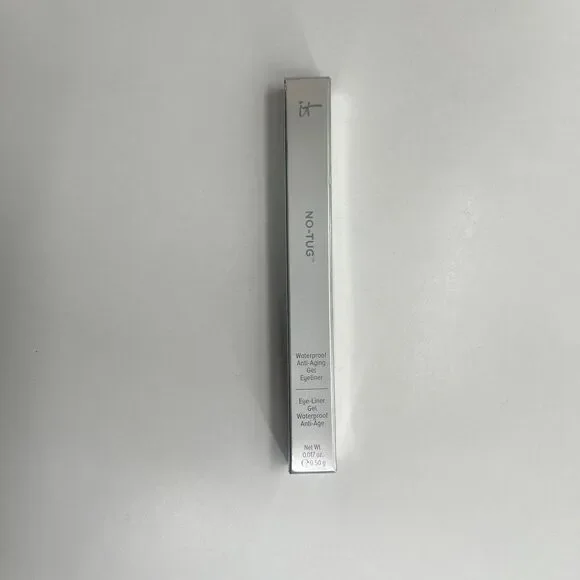 IT Cosmetics No-Tug Waterproof Anti-Aging Gel Eyeliner in‎ Black Full Size NEW