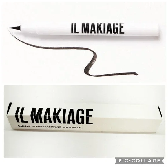 IL MAKIAGE Black Card Waterproof Liquid Eyeliner Black 1.5ml New in Box