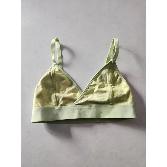 Richer Poorer Classic Bralette Size XS Green Unlined Wireless Bra