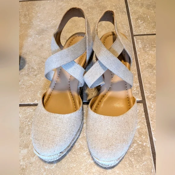 Meza Elegant Cream Espadrille Sandals