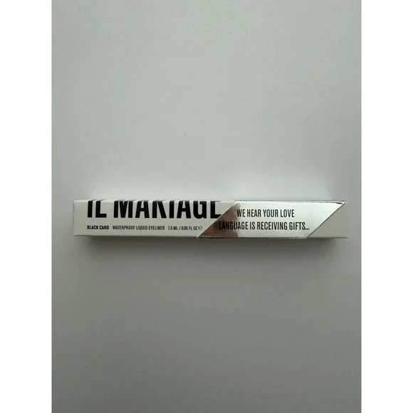IL MAKIAGE Waterproof Black Card Liquid Eyeliner 1.5 ML NEW IN BOX
