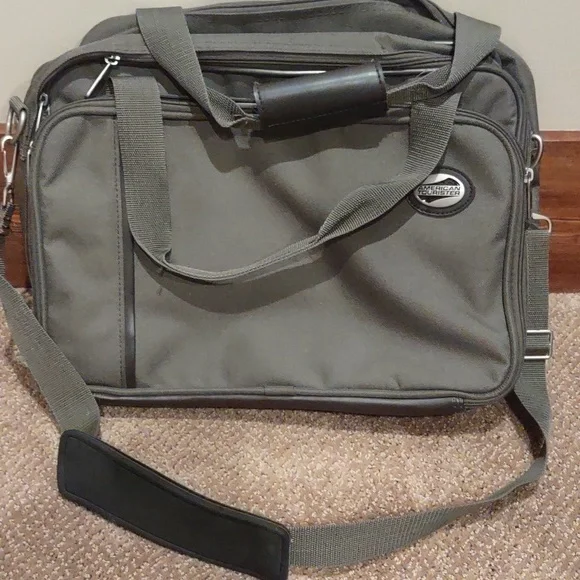 American tourister canvas computer briefcase bag