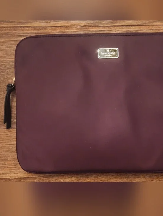 Kate Spade Laptop Sleeve in Plum NWOT