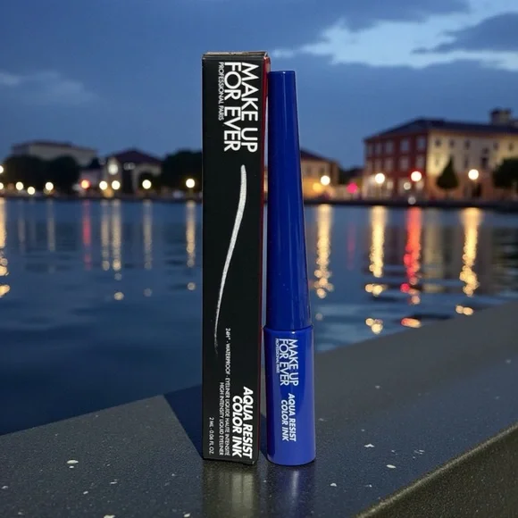 MAKE UP FOR EVER Aqua Resist Blue Liquid Eyeliner Waterproof Matte in COBALT