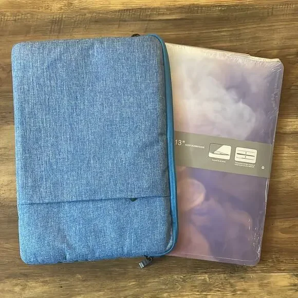 MacBook Pro 2016-2020 blue soft case with hardshell