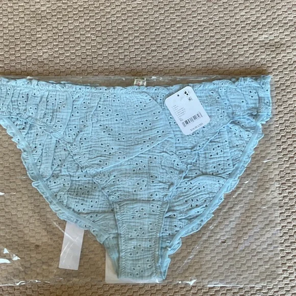FREE PEOPLE - Homegrown Undie, Clear Sky Blue, XL