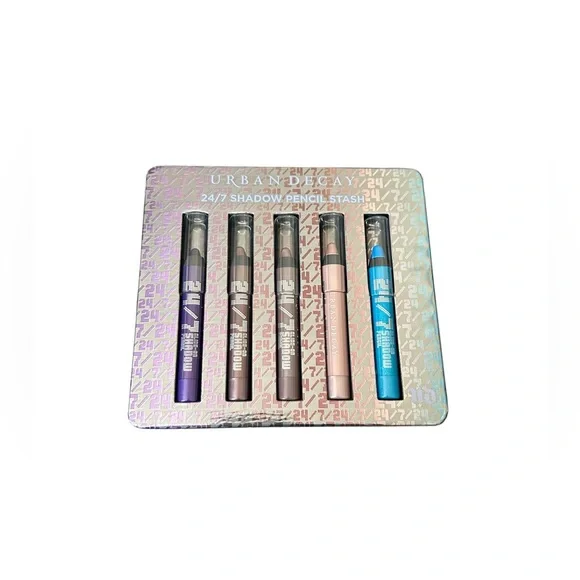 Urban Decay 24/7 Shadow Pencil Stash Set of 5 Rare Discontinued NIB