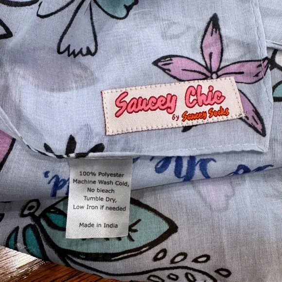 Floral Blue Inspiration Motivation She believed Quote Scarf‎ Head Wrap Boho Chic