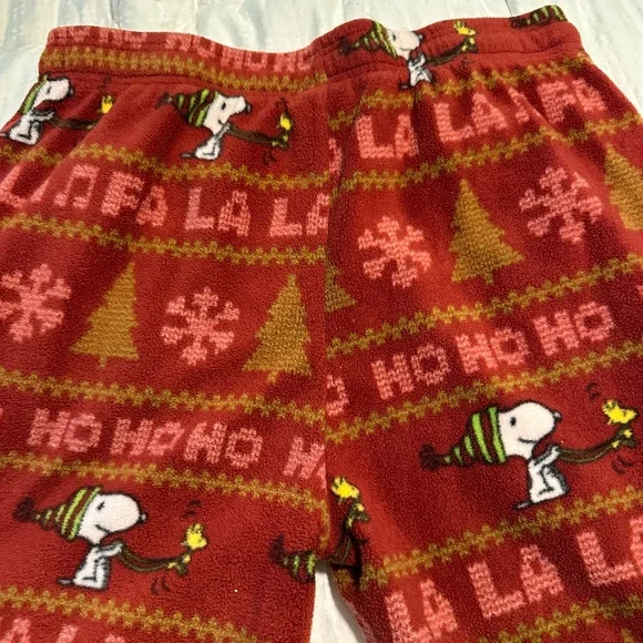 Peanuts house/sleep/lounge‎ fleece pants size large