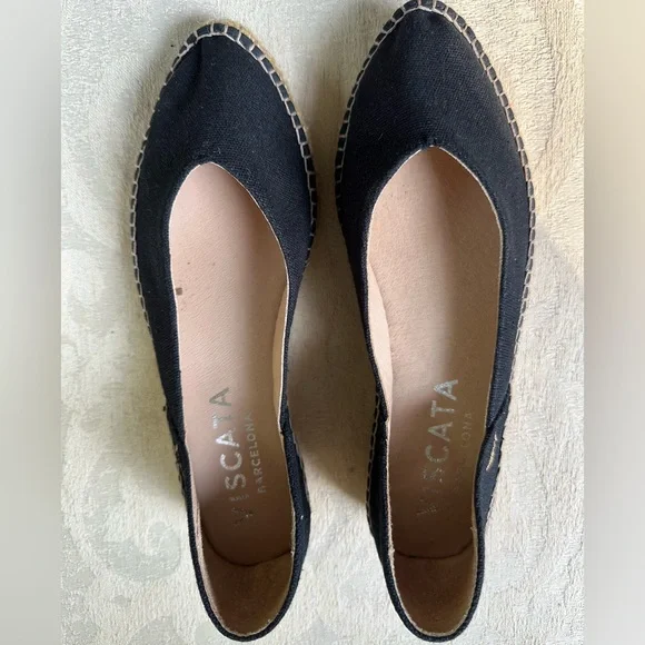 NWOT VISCATA BARCELONA ESPADRILLE ‎ Women's Black Espadrilles