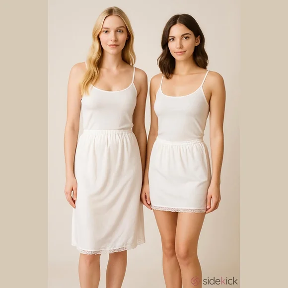 Women's Jockey Life Chemise & Slip S Beige
