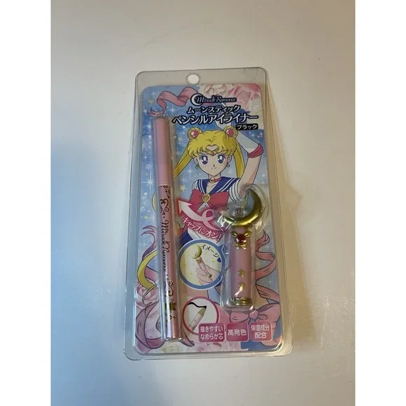 Sailor Moon‎ Miracle Romance Liquid Eye Liner Moon Stick Pencil Black Japan NEW