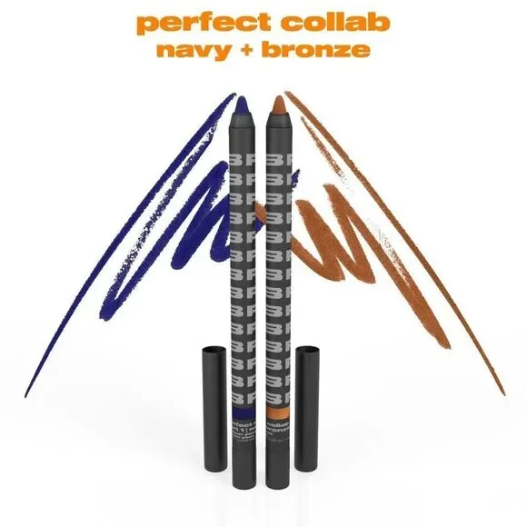 Beauty For Certain Perfect Collab Pencil Eyeliner Set in Navy & Bronze