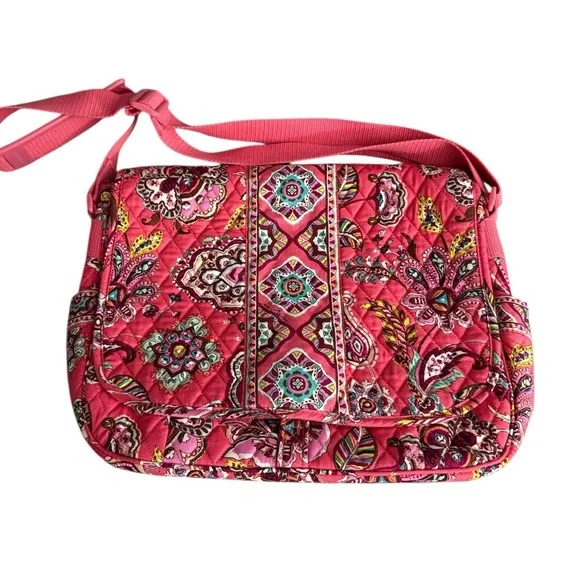 Vera Bradley Pink Patterned Laptop Bag