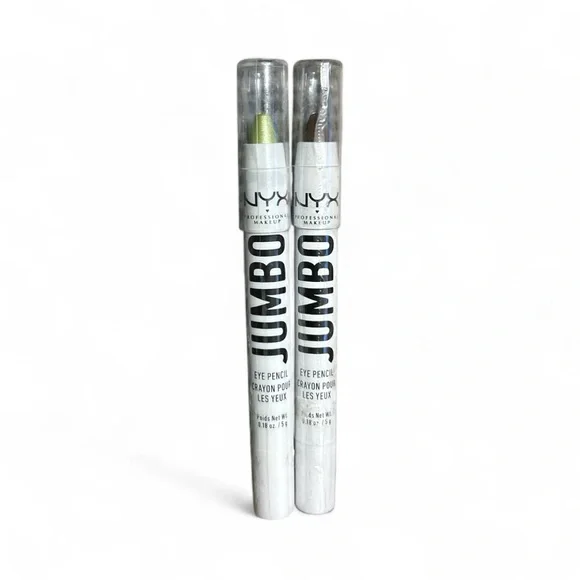 NYX Jumbo Eye Pencil Duo - Olive and Cocoa