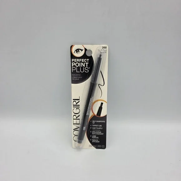 Covergirl Perfect Point Plus Eyeliner Pencil Waterproof Black Onyx 200