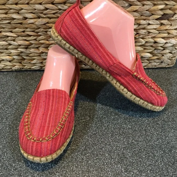 Born Red Espadrille Flats