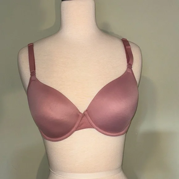 WARNERS Elegant Mauve pink Underwire maternity nursing Bra size 34C