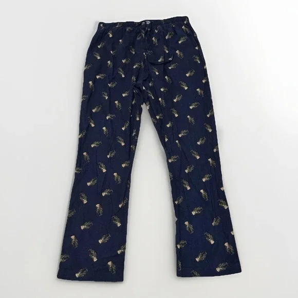 Polo RALPH LAUREN‎ Mens Large Pj Pants Bow Tie Holiday Tuxedo Bear Lounge Cozy