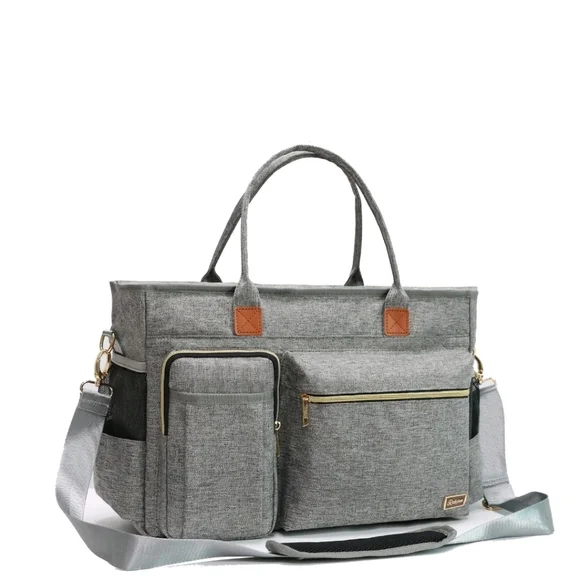 Rabjen Laptop Tote Bag Computer Messenger Nurses Teachers Bag Fits 15.6