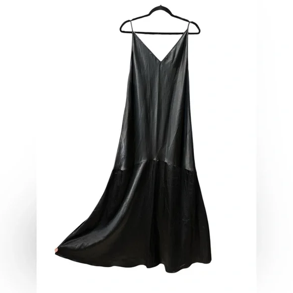 Victoria’s Secret Black Satin Slip Dress – Sleepwear