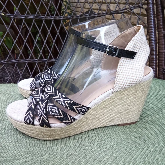 Lucky Brand Mahima Espadrille Wedge Sandal.