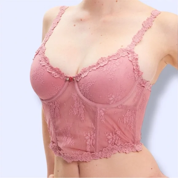 Urban Outfitters Out From Under Firecracker Lace Corset