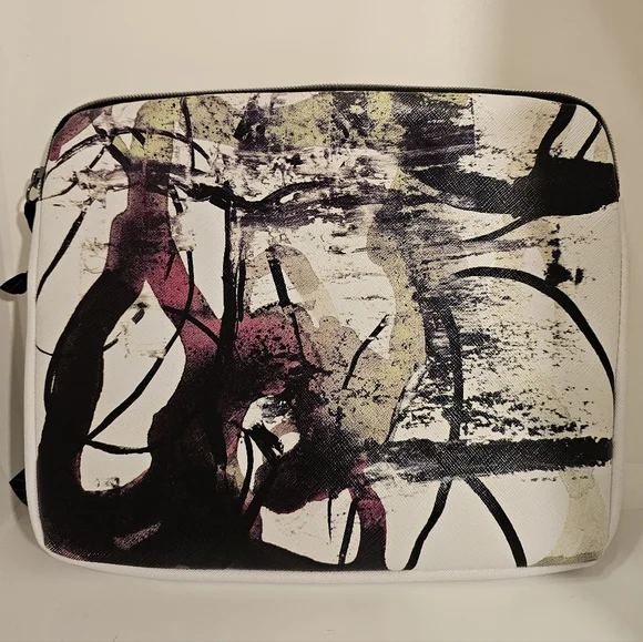 Neiman Marcus Colorful Abstract Tablet Pouch