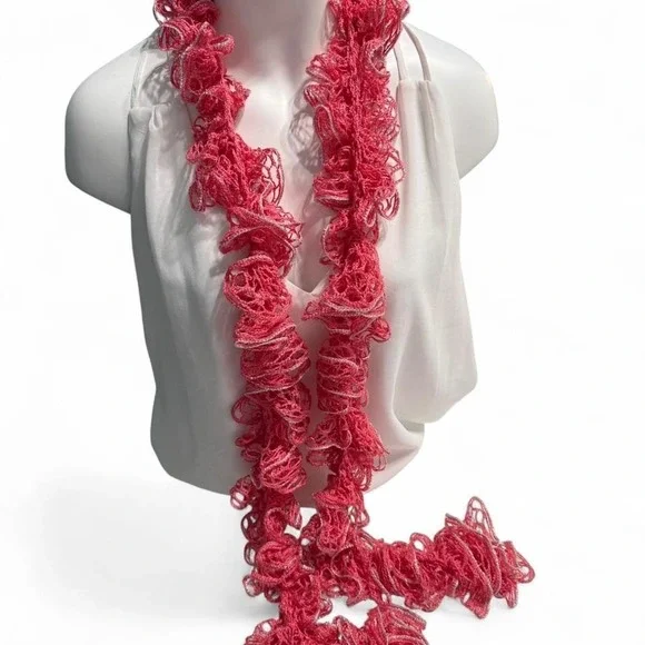 ✨ Handmade Ruffle Lace Scarf‎ — 56