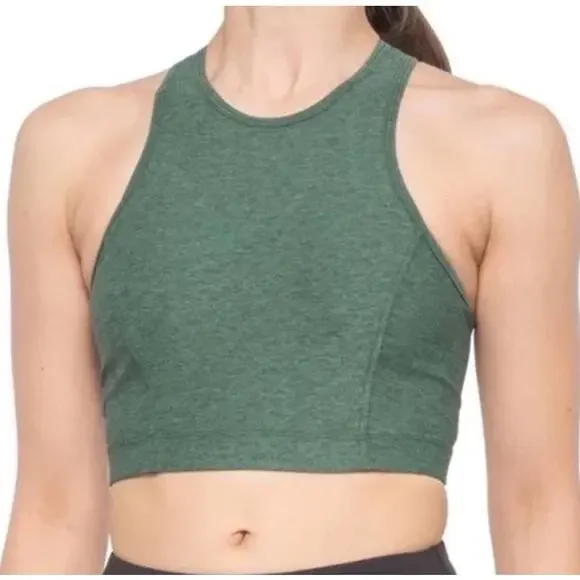 Joy Lab Womens Comfort Sleeveless Sport Bra Racerback Size XS Green NWT