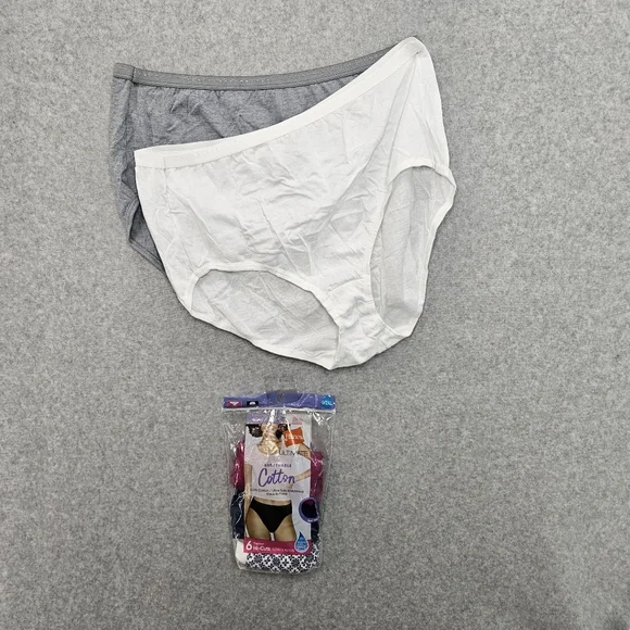Hanes‎ Women's Cotton Underwear Size 9/XXL