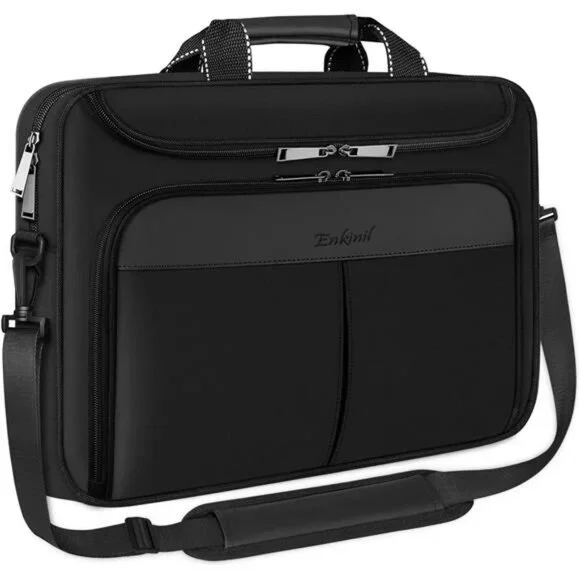 15.6-16.2 inch Waterproof Protective Laptop Messenger Briefcase with Strap