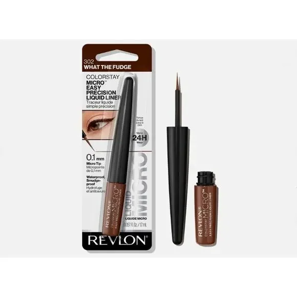 REVLON ColorStay Micro Easy Precision Liquid Liner 302 What the Fudge