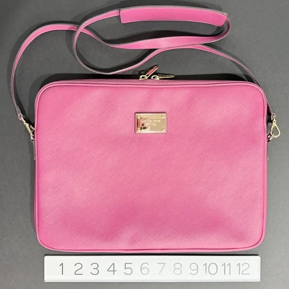 Michael Kors Laptop Bag with Gold Accents