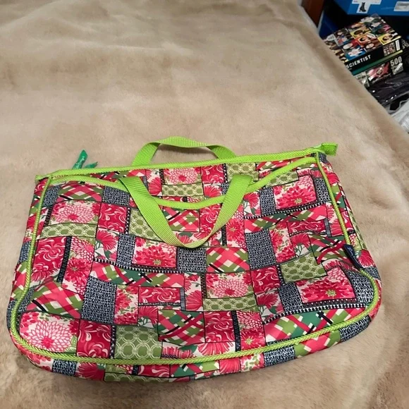 Lilly pulitzer patch day computer bag