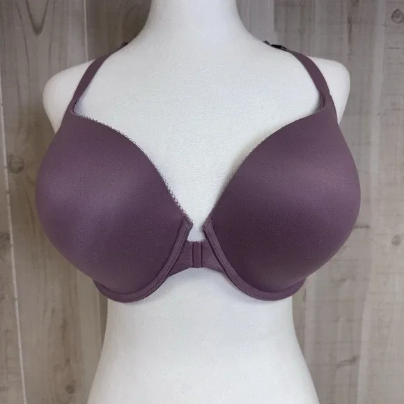 Victorias Secret Body by Victoria Racerback Perfect Shape Bra Mauve 36DDD NWT