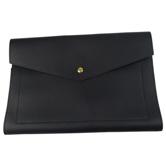 Glass Ladder & Co. Megan Portfolio Organizer Clutch in Black