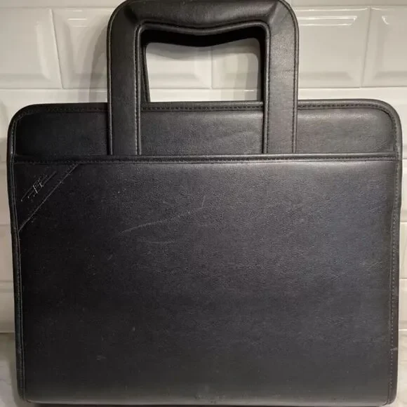Samsill Professional Soft Padded Faux Leather Wrap Around Zipper 3 Ring Binder